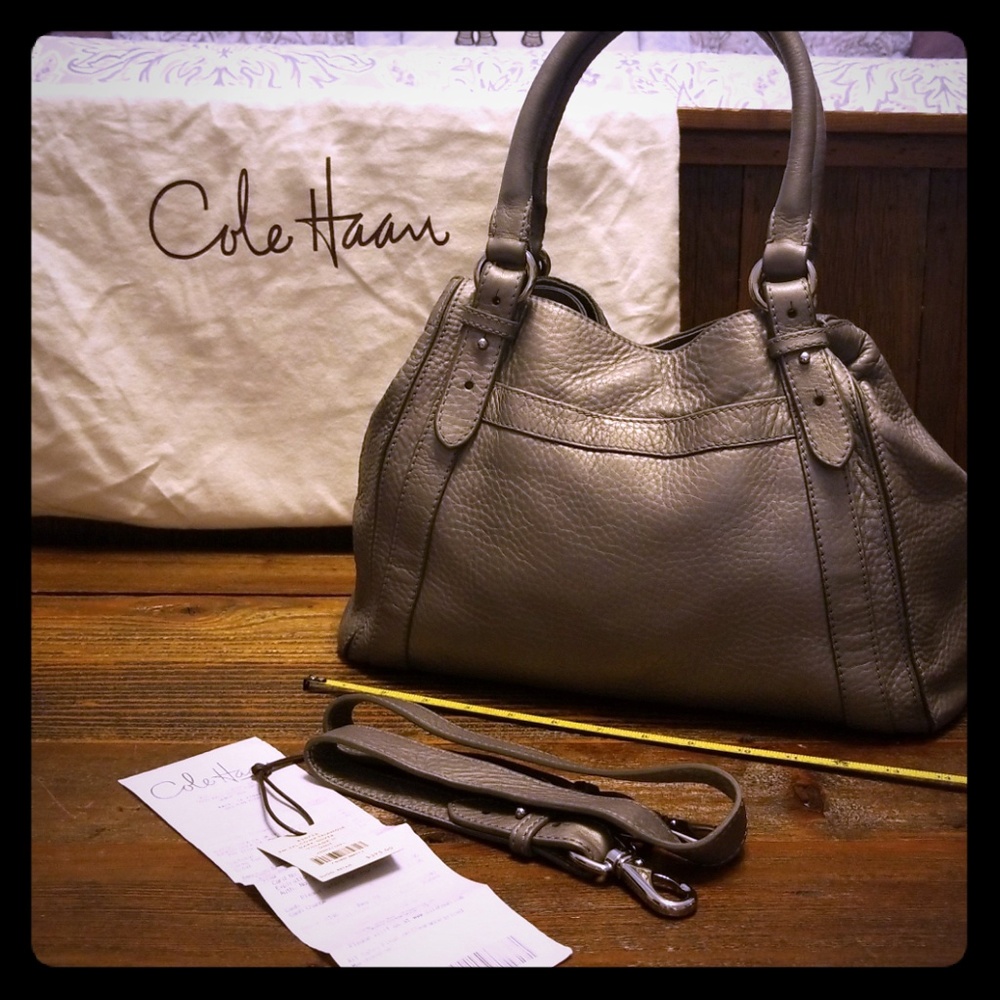 Cole Haan Dark Silver Bag